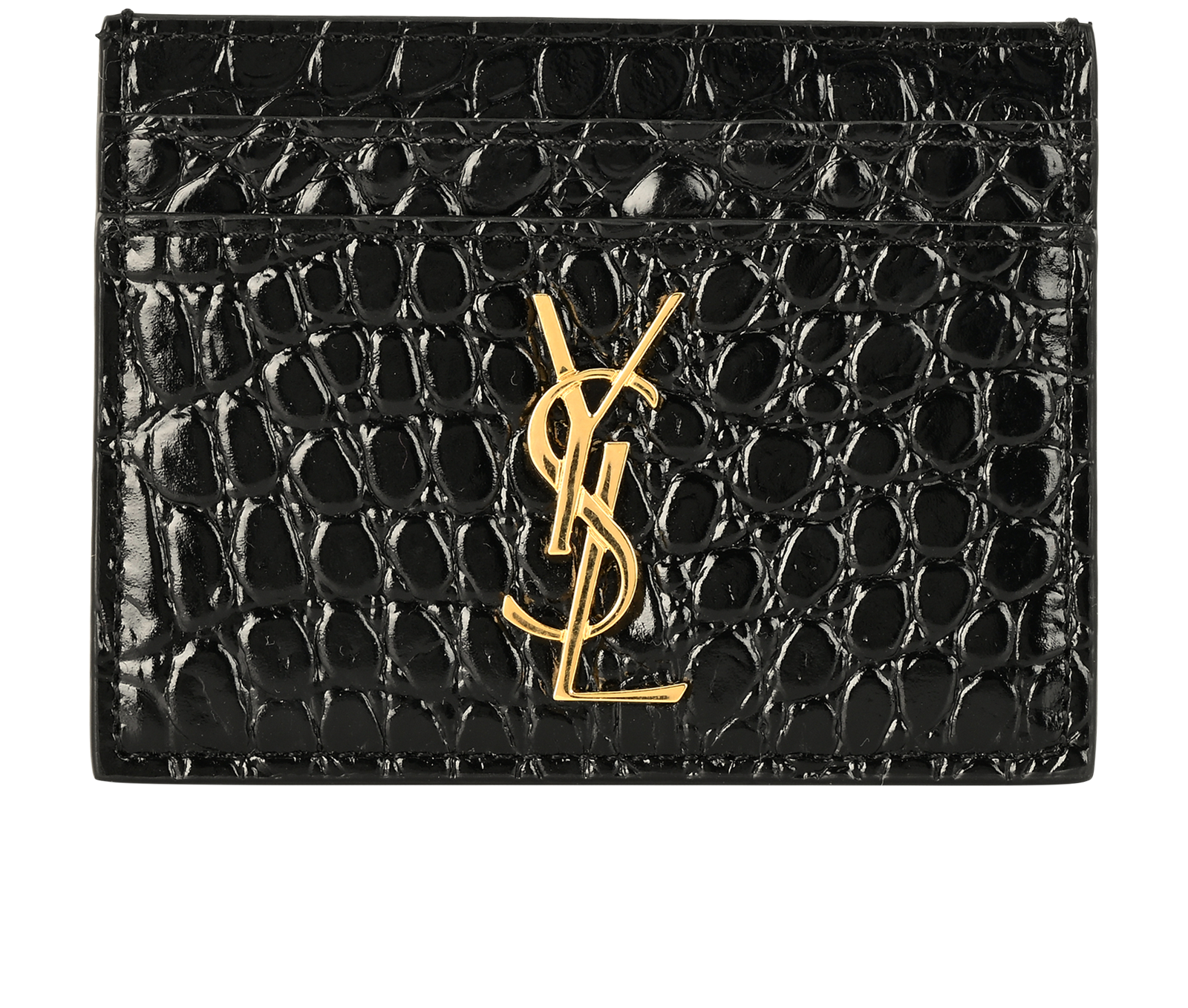 Croc Embossed Card Holder main image 1